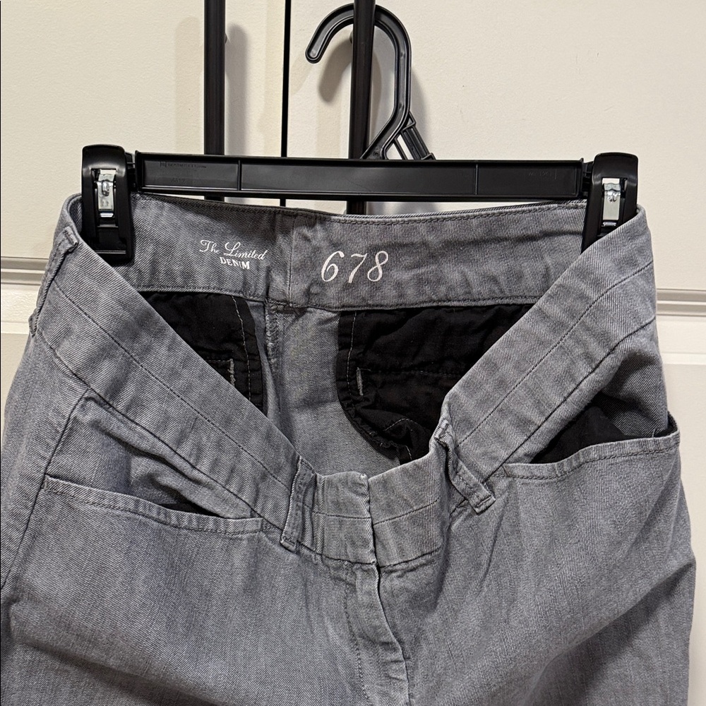 The Limited Charcoal Denim Pants